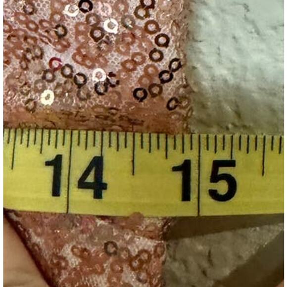 Rose Gold sequin dress - Picture 7 of 10